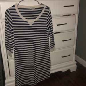 Banana Republic Dress navy/white
